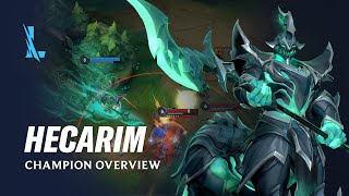 Hecarim Champion Overview  Gameplay  League of Legends Wild Rift [upl. by Adlecirg]