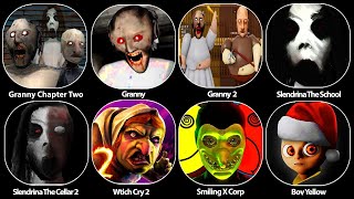 GrannyGranny Dark MadnessGranny 2Granny 3Witch Cry 2Mr Meat 2Slendrina The SchoolBaby Yellow​ [upl. by Aihsenet34]