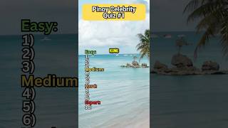 Pinoy Celebrity Quiz 1 filipino philippines quiz trivia fyp pinoy pinoycelebrity celebrity [upl. by Lednahs1]