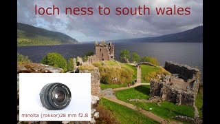 From loch ness to south wales with the minolta 28 mm vintage lens the perfect travel companion [upl. by Aynat]