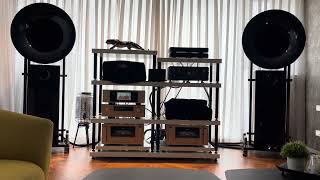 Avantgarde Duo XD powered by Accuphase A300 power amp [upl. by Riamo980]