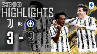 Juventus 32 Inter  Cuadrado Secures Derby Victory with Late Penalty  EXTENDED Highlights [upl. by Ahsia]