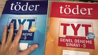 TÖDER TÜRKİYE GENELİ TYT AYT YORUM VE CEVAP ANAHTARI [upl. by Aida]