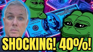 The Shocking Reason PEPE COIN Is Up 40 PEPE CRYPTO Holders Are Getting Rich [upl. by Nuahsar890]