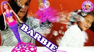 Barbie Seifenblasen Meerjungfrau im Test  Bubble Tastic Mermaid  Kanal für Kinder [upl. by Ten]