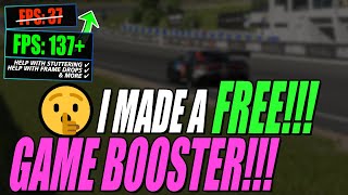 I Made A FREE Game Booster For Windows [upl. by Romilda]