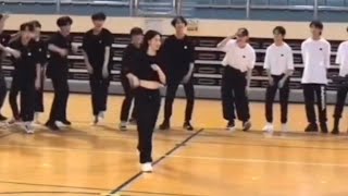 AB amp A2be reaction to HyeRim solo choreography hyerim artbeat gym season8 [upl. by Garrison]