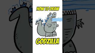 How to Draw Godzilla godzilla drawing [upl. by Yukio]