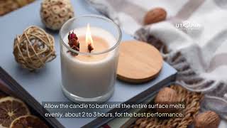 How to Use Wooden Wick Candles [upl. by Aiksa]