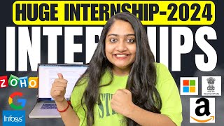 Hurryup😳Infosys Zoho Amazon Google Internships Announced🔥🔴Dream Internships of 2024❤️ [upl. by Judie]