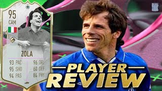 95 SHAPESHIFTERS ICON ZOLA SBC PLAYER REVIEW  FIFA 23 Ultimate Team [upl. by Enilav]