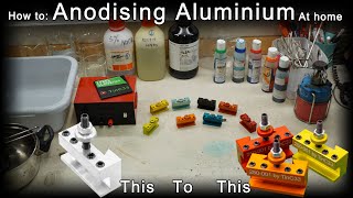 How to Anodise Aluminium at home how i anodised at home [upl. by Erminie]