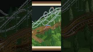 RCT2 Wooler and Weller Synchronized Wooden Roller Coasters [upl. by Oicnedurp]