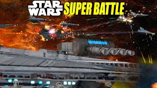 New Galactic Battle Carriers vs Imperial Star Destroyers III  Star Wars [upl. by Joash]