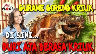 GURAME GORENG GARING JUARANYA SAUNG SARASA 🤗😍 [upl. by Imeaj]