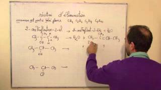 cours TS 2012  ch11 transformation en chimie organique macro II3 réaction délimination [upl. by Ahsinev]