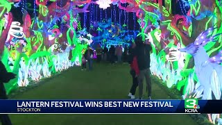 Stockton Lantern Festival is named best new festival [upl. by Varipapa]