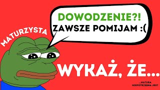 Dowodzenie dla HUMANISTÓW od podstaw Jakie typy dowodów spotkasz na maturze 202425 [upl. by Yauqaj]