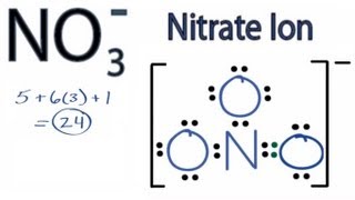 Nitrate Ion Lewis Structure How to Draw the Lewis Structure for Nitrate Ion [upl. by Attenwad]