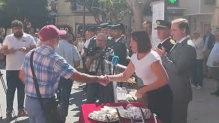 Celebració del patró de la Policia Local de Vinaròs i lliurament de condecoracions [upl. by Tterab]