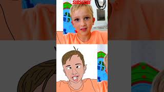 Vlad and Nikita Ride on Toy Funny Drawing Meme shorts short vladandniki vladniki funnydrawing [upl. by Sherwynd896]