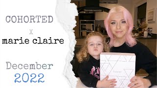 Cohorted x Marie Claire December 2022  Beauty Box Unboxing [upl. by Rodolphe547]