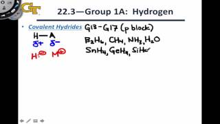 223 Properties and Synthesis of Hydrogen Compounds [upl. by Columbine231]