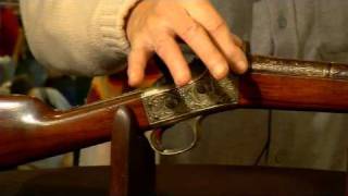 Curators Corner Engraved Francotte Rolling Block SingleShot Rifle [upl. by Metts900]