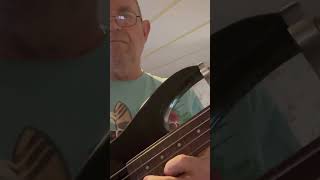 Fretless bass using a Capo [upl. by Furr250]