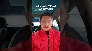 Ark sells 130m of Bitcoin Is it time to panic crypto cryptonews btc trading invest bitcoin [upl. by Ennaillek]