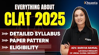 CLAT Syllabus 2025  CLAT UG Detailed Syllabus  CLAT Complete Syllabus [upl. by Carlye]