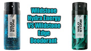 Comparison Between wildstone Hydra Energy And Wildstone Edge Deodorant  Hydra Energy VS Edge [upl. by Lawan]