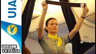 Preflight safety video Ukraine 🇺🇦 International Airlines Boeing 737 300 [upl. by Apicella]