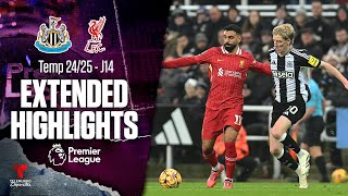 Newcastle United vs Liverpool  Highlights Premier League  Jornada 14  Telemundo Deportes [upl. by Yung]