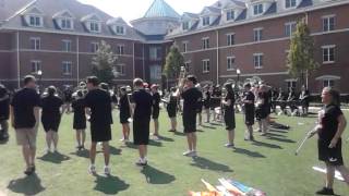 Cal U Marching Band  Postcamp concertHalftime show preview [upl. by Demahum]