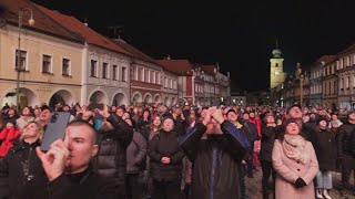 Silvestrovský ohňostroj 2023 v Litomyšli [upl. by Rillis]