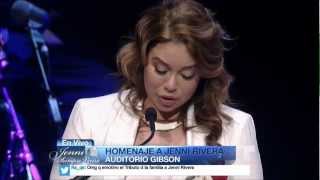 Janney Chiquis Habla en Homenaje a Jenni Rivera  Funerales 12192012 [upl. by Asirrac]