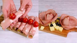 3 ideas for appetizers with mortadella bologna [upl. by Eninnaej]