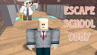 Escape School Obby  New  Roblox [upl. by Ihtak]