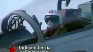 Venezuela y sus poderosos aviones Sukhois en acción Independencia y soberanía antiimperialista [upl. by Edelman]