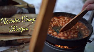 Winter Camping Trangia Recipes I English Breakfast Burrito I 4K [upl. by Eniger]