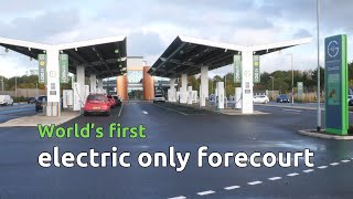 The future of EV charging The 1st of Gridserves electric only forecourts in the UK [upl. by Ahens]