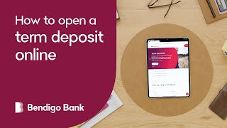 How to open a term deposit online  Bendigo Bank [upl. by Puff80]