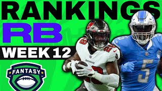 2023 Fantasy Football RANKINGS  TOP 30 Running Backs for Week 12 [upl. by Nnaid365]