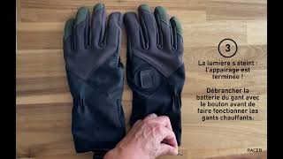 Guide utilisation des gants chauffants EGlove 4 Racer [upl. by Aihseyt]