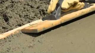 How to Pour and Finish Concrete [upl. by Meean]