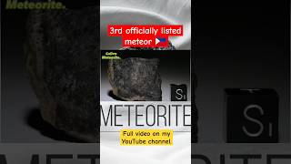 3rd Officially listed meteorite found in the Philippines meteor meteorite phillipines [upl. by Sibyl]