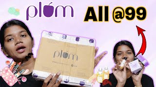 quotPLUMquotRs99😍🎈₹600 👉For ₹99🎈plum makeup affordable 99haul makeupkit beginners tamil beauty [upl. by Vanessa]