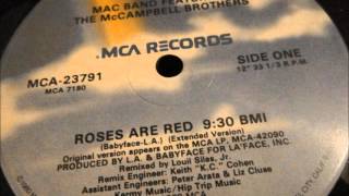 The Mac Band  Roses are red 1988 12quot Extended version [upl. by Kinney884]