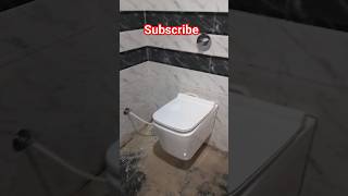 Wall Mounted Toilet Installation  Wall Hanging WC  How to Install Allen Key Toilet Easilyshots [upl. by Ninnette969]